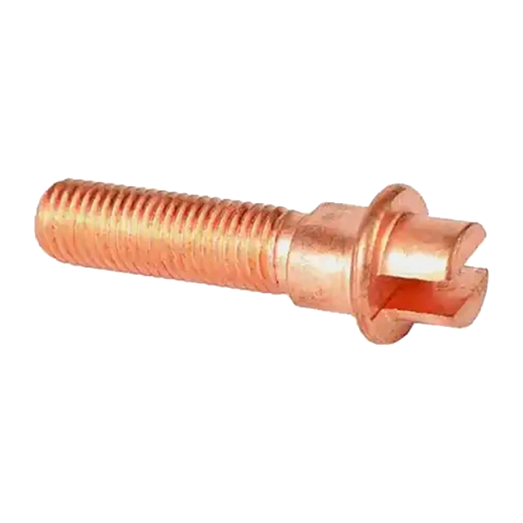 Solid Copper Slotted Bolt Solid Copper Slotted Bolt